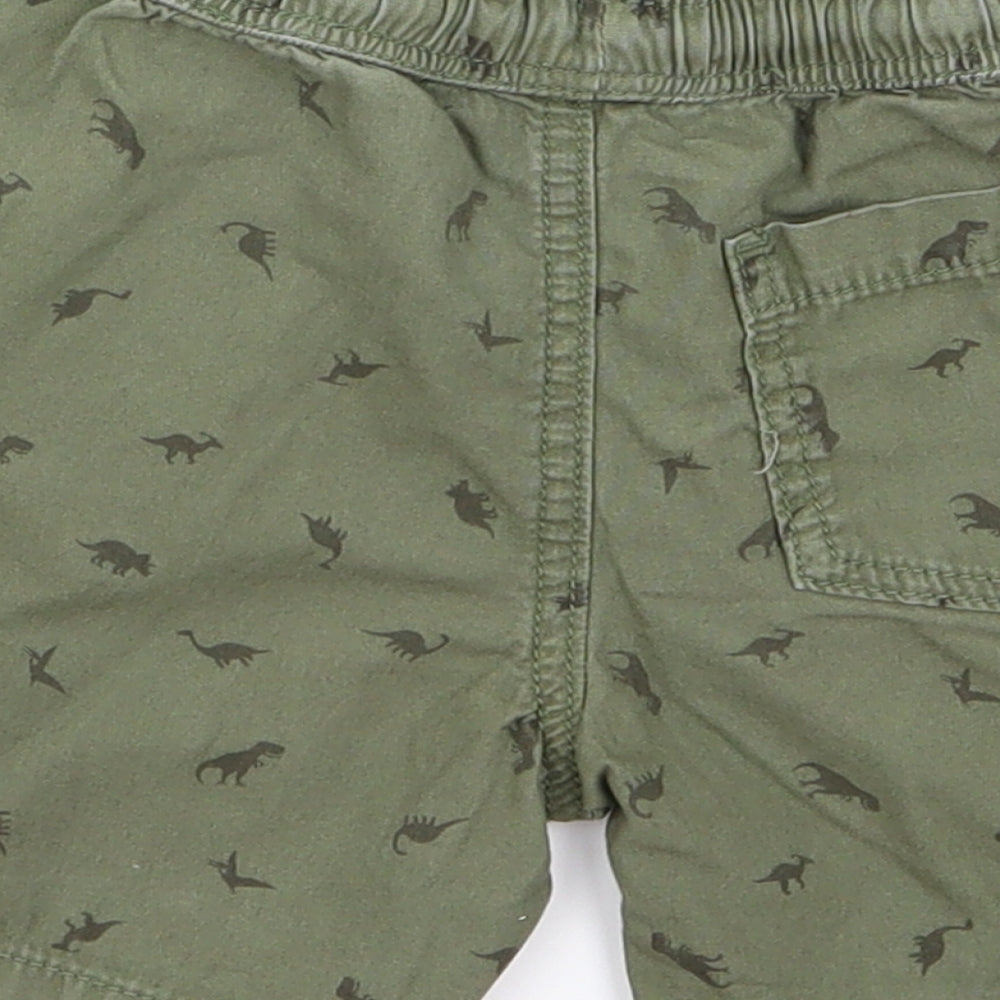 Preworn Boys Green   Cargo Shorts Size 2 Years