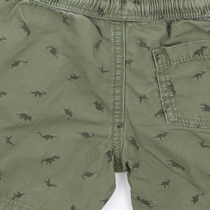 Preworn Boys Green   Cargo Shorts Size 2 Years
