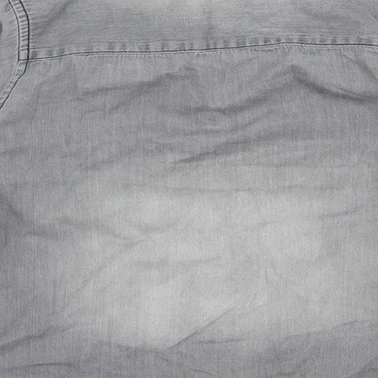 URBSN Boys Grey   Basic Button-Up Size 8 Years