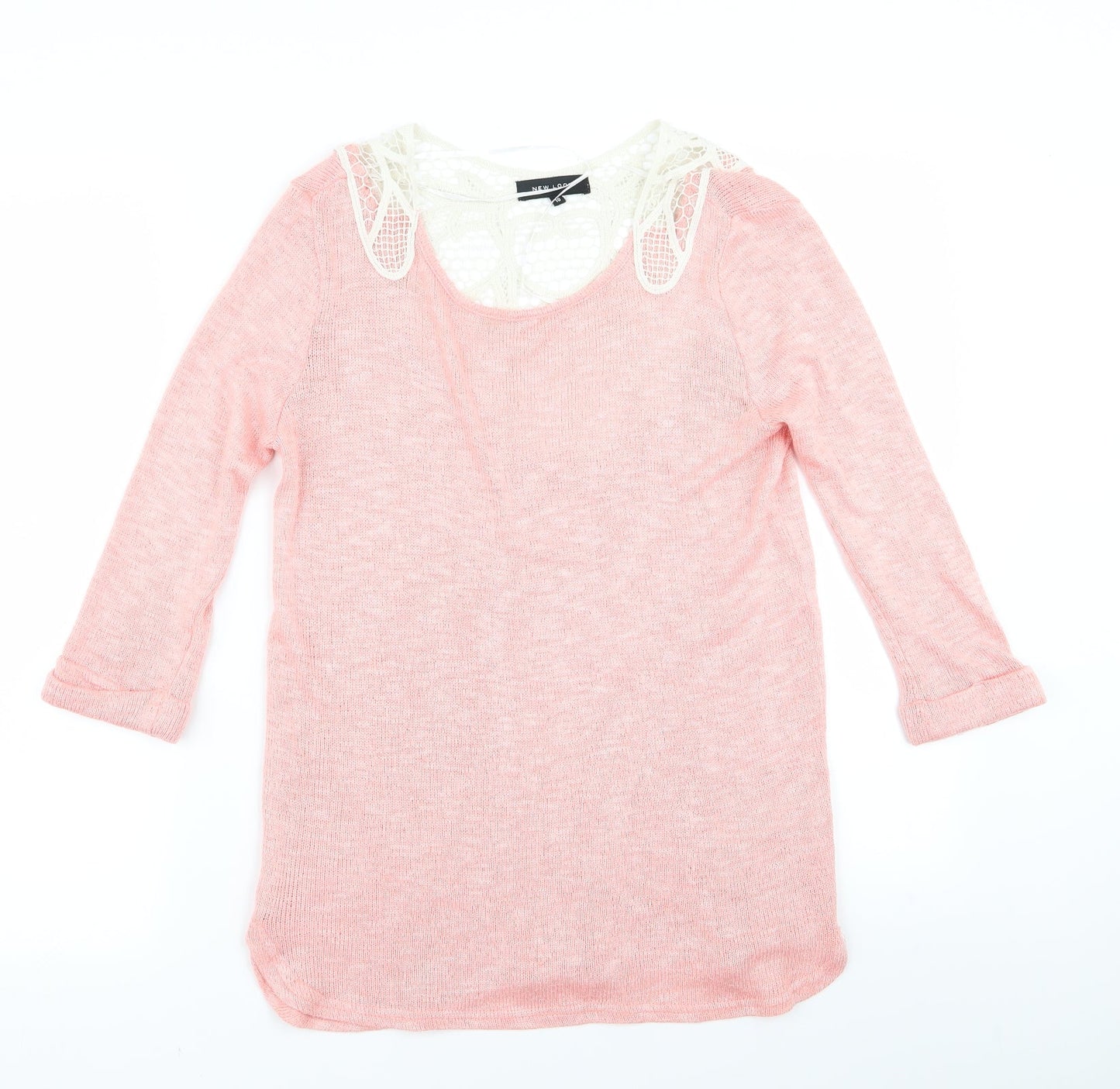 New Look Womens Pink   Jumper Dress  Size 10  - v