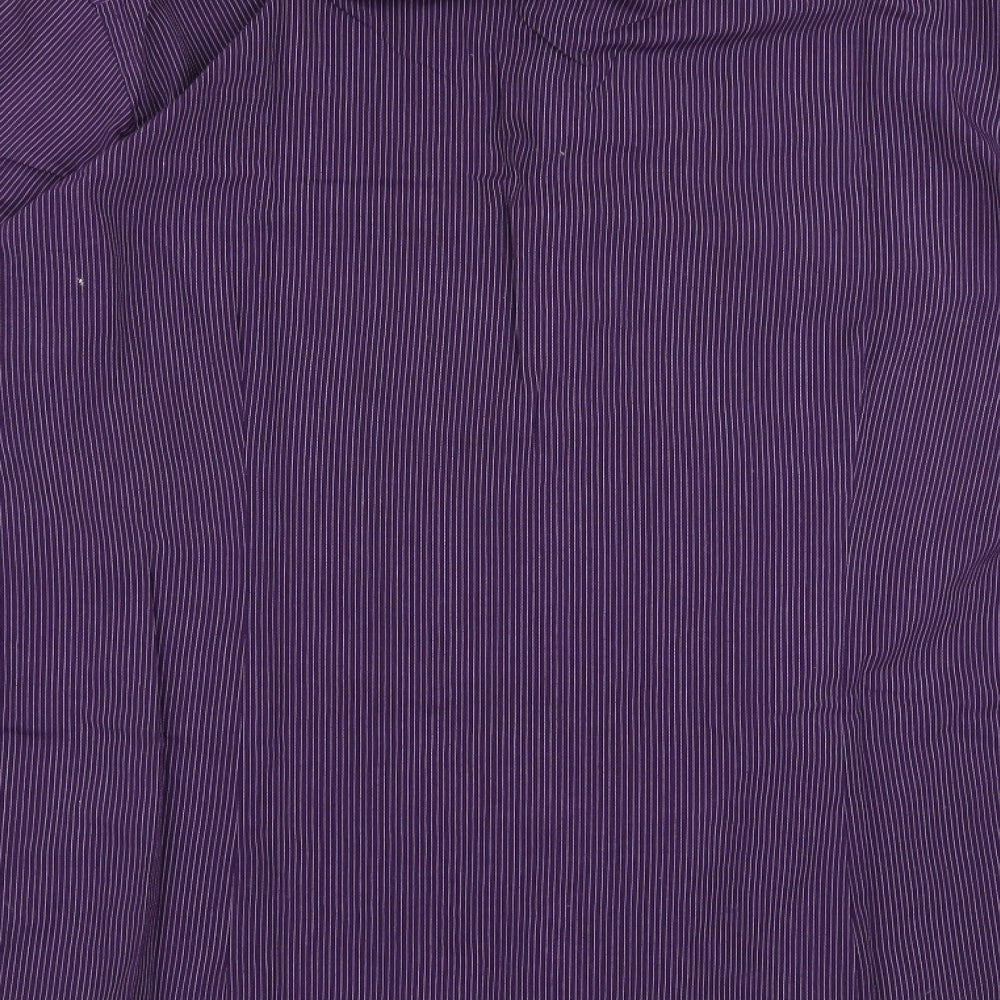 Red Herring Mens Purple    Button-Up Size 42
