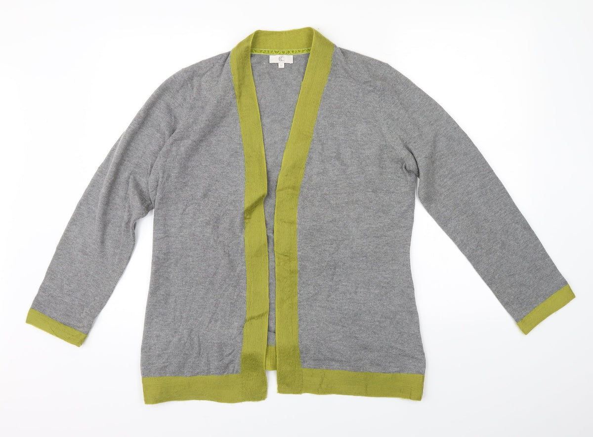 Country Casuals Womens Grey Cardigan Jumper Size M