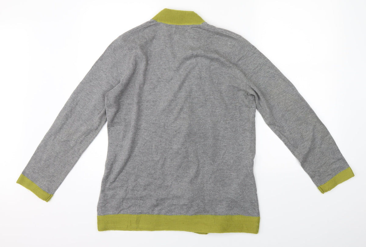 Country Casuals Womens Grey Cardigan Jumper Size M