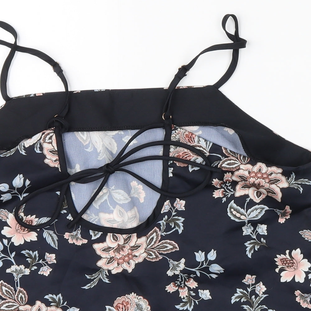 Womens UK Size 10 NEXT Blue Basic Blouse