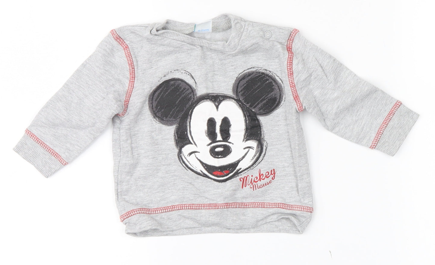 Disney Baby Baby Grey   Pullover Jumper Size 3-6 Months