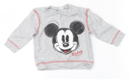 Disney Baby Baby Grey   Pullover Jumper Size 3-6 Months