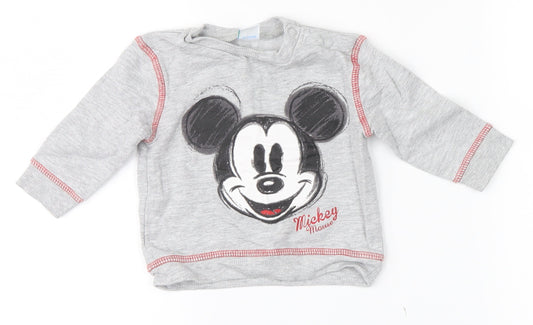 Disney Baby Baby Grey   Pullover Jumper Size 3-6 Months