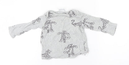 Disney Baby Grey   Basic T-Shirt Size 0-3 Months  - Tigger
