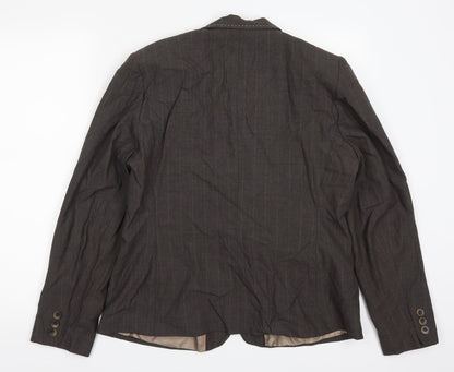 Debenhams Womens Brown   Jacket Suit Jacket Size 16