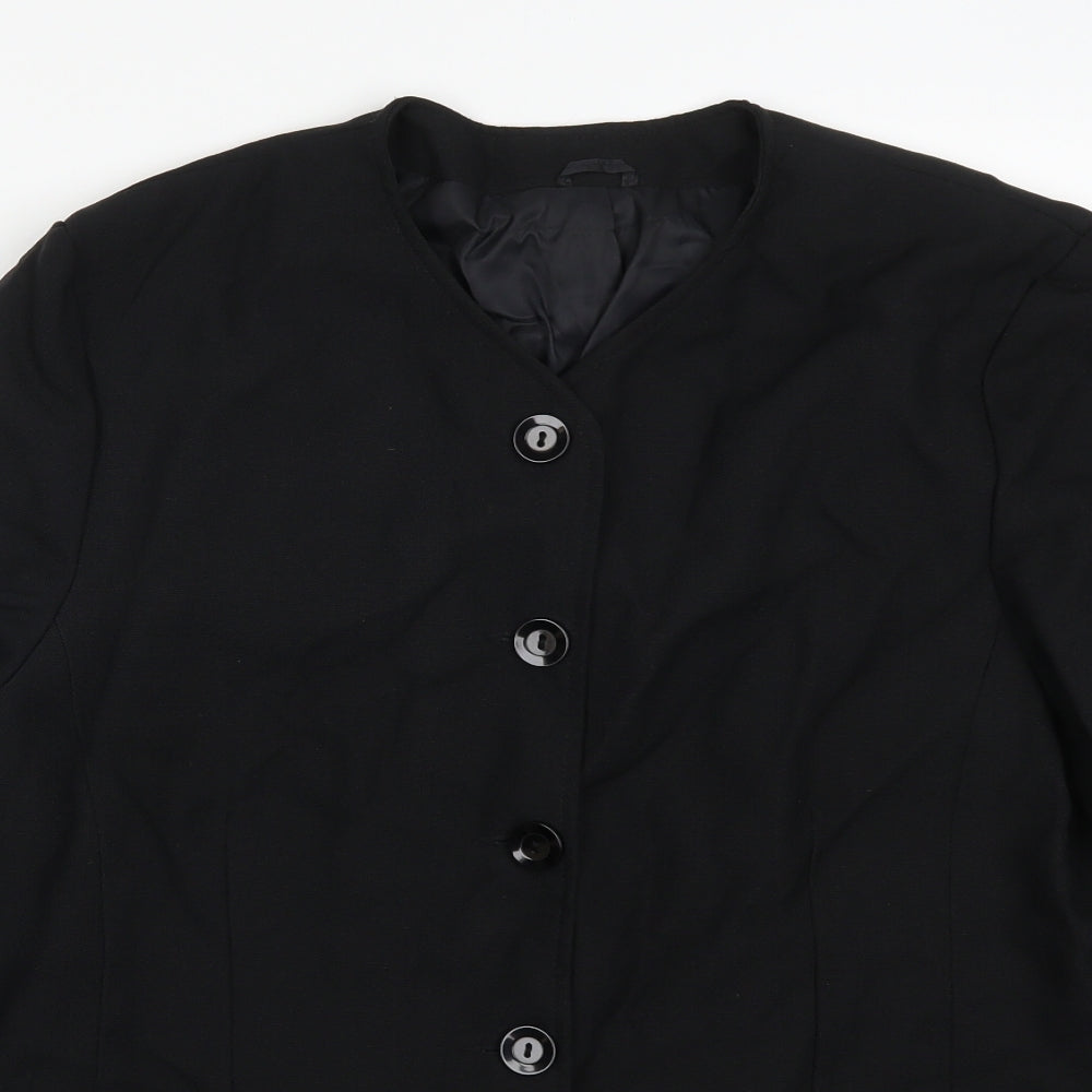 Debenhams Womens Black   Jacket Suit Jacket Size 18