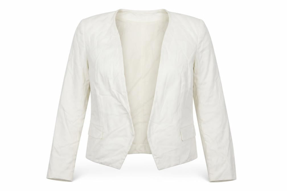 Womens UK Size 12 H&M Regular White Blazer