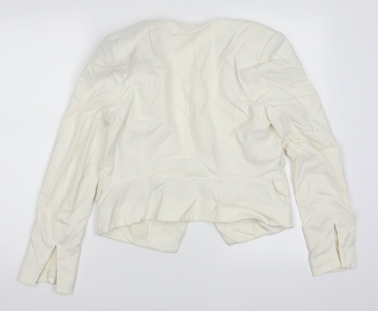 H&M Womens White   Jacket Blazer Size 12