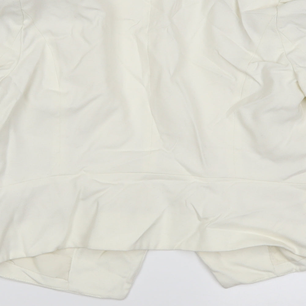 H&M Womens White   Jacket Blazer Size 12