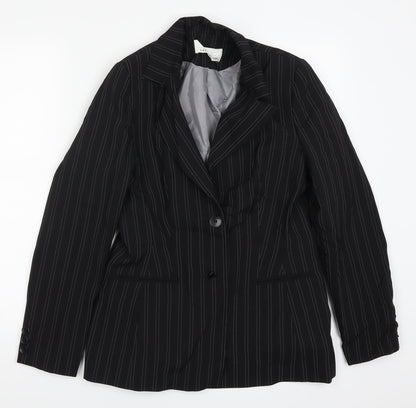 Preworn Womens Black   Jacket Suit Jacket Size 12