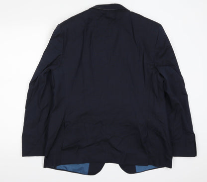 Mens UK Size 42 Marks and Spencer Regular Blue Suit Jacket