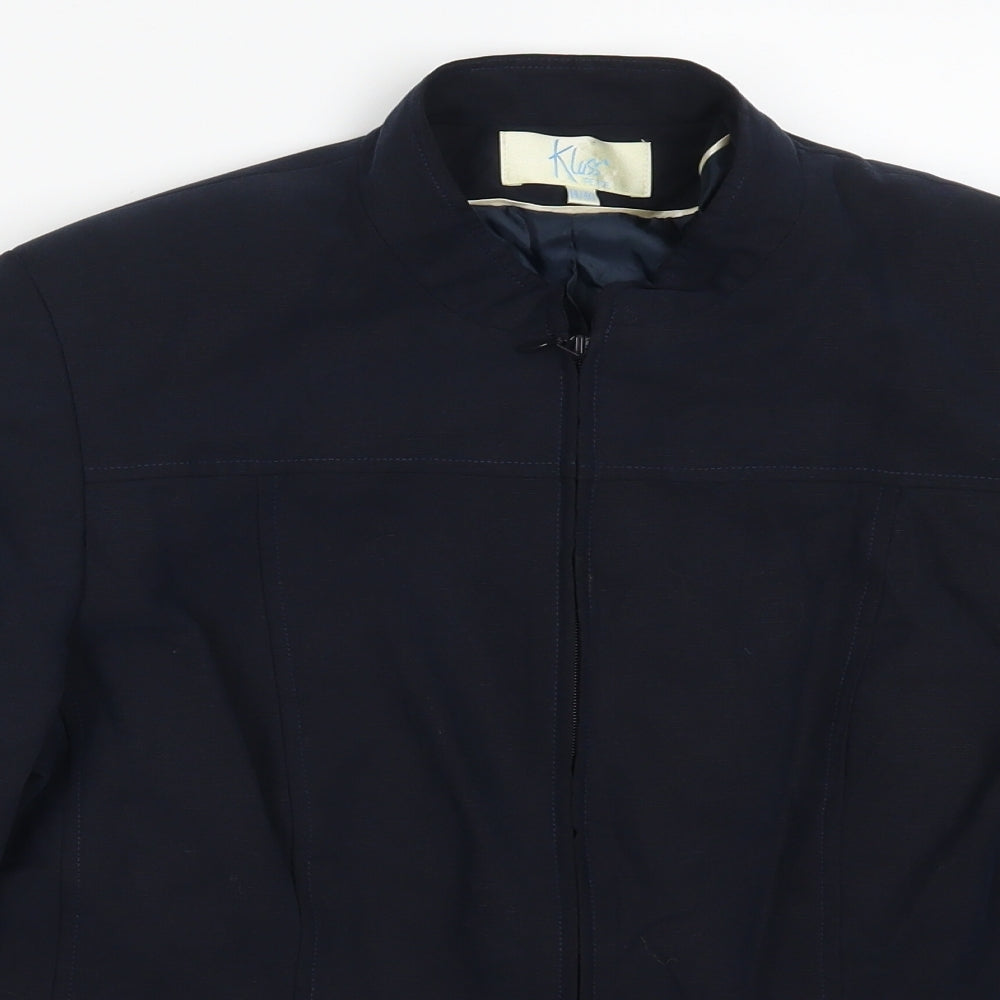 Klass Womens Blue   Jacket  Size 14