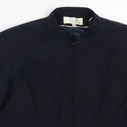 Klass Womens Blue   Jacket  Size 14