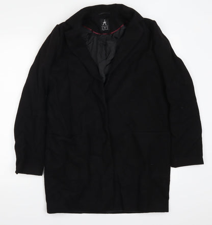 Womens UK Size 8 Atmosphere Black Overcoat