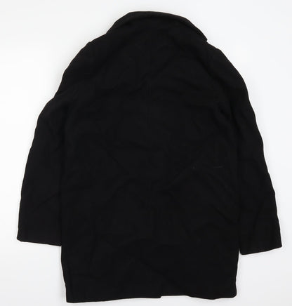 Womens UK Size 8 Atmosphere Black Overcoat