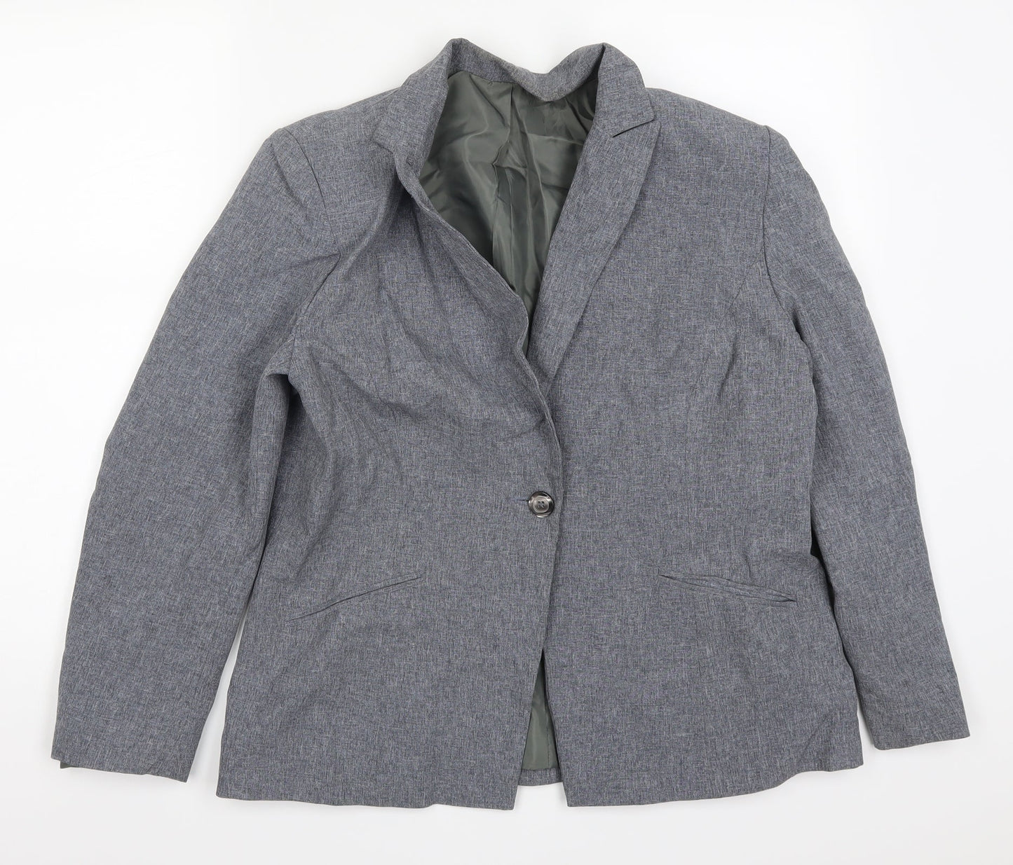 Dorothy Perkins Womens Grey   Jacket Suit Jacket Size 14