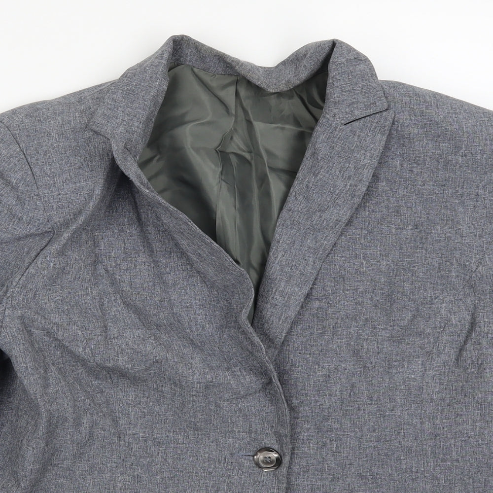 Dorothy Perkins Womens Grey   Jacket Suit Jacket Size 14