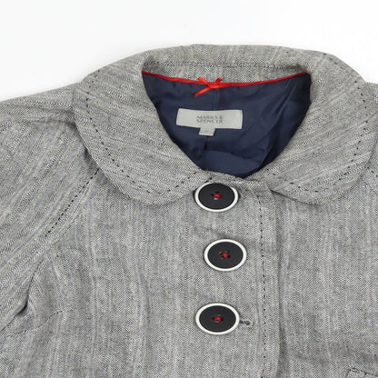 Womens UK Size 12 Marks and Spencer Grey Jacket