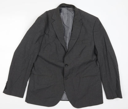 Mens UK Size 40 Marks and Spencer Regular Grey Suit Jacket