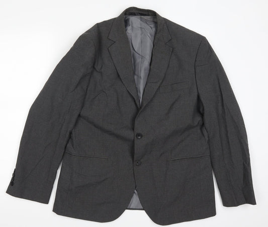 Mens UK Size 40 Marks and Spencer Regular Grey Suit Jacket