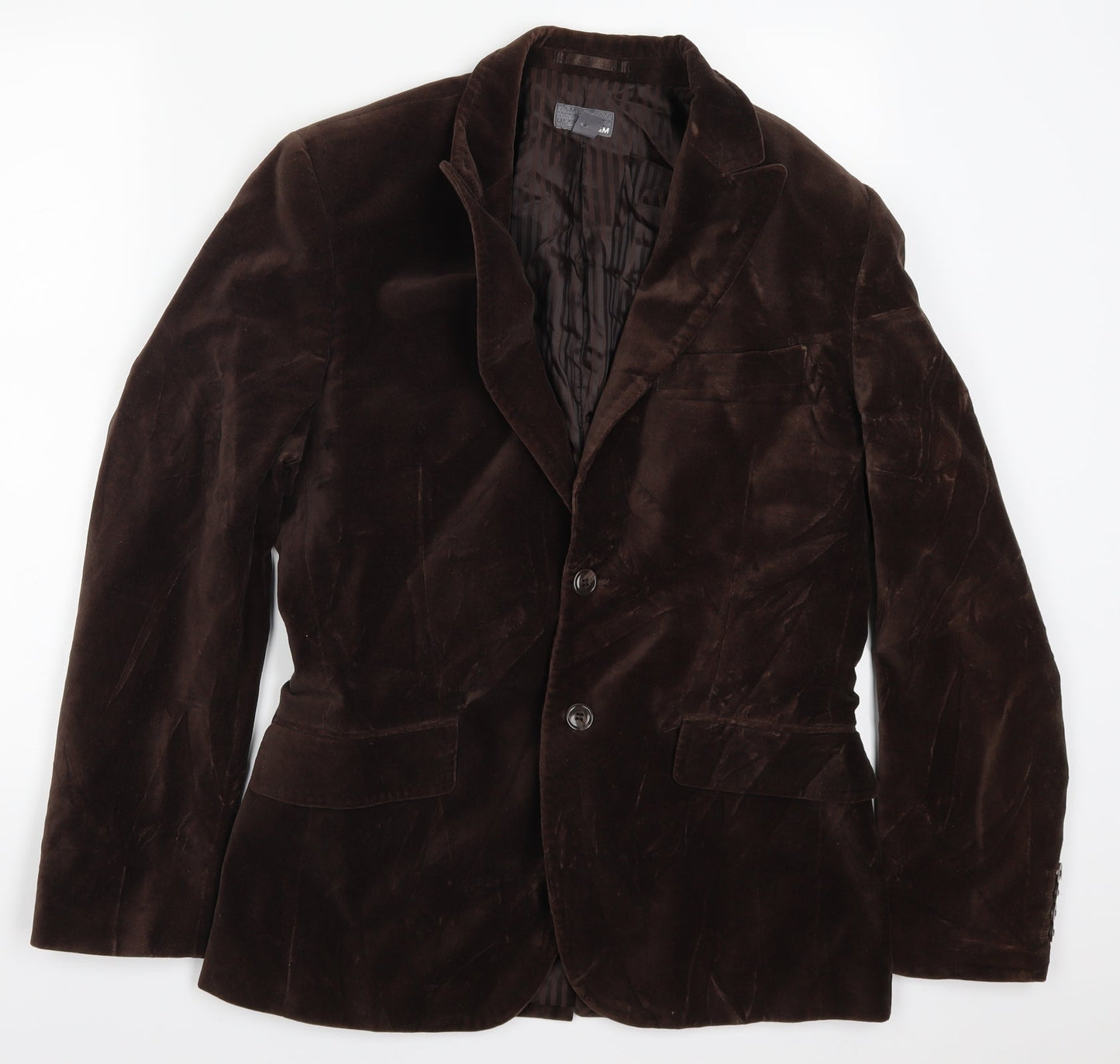 Mens UK Size 36 H&M Regular Brown Suit Jacket