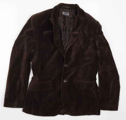 Mens UK Size 36 H&M Regular Brown Suit Jacket
