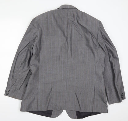 Mens UK Size 46 St Michael Regular Grey Suit Jacket