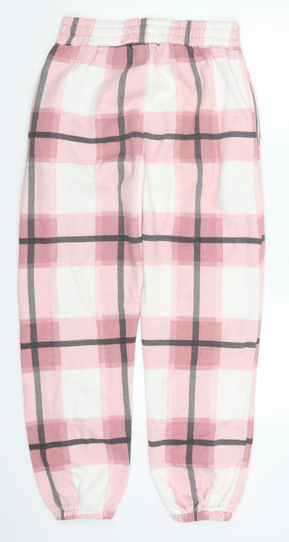 Womens UK Size L Misspap Regular Fit Sweatpants Pink Trousers