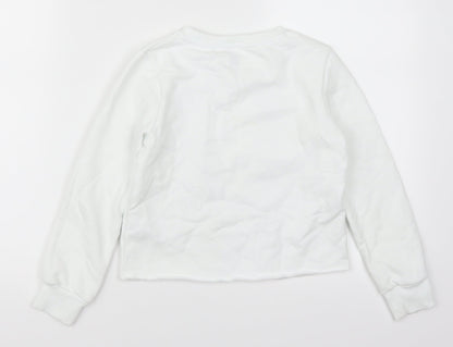 F&F Girls White   Pullover Sweatshirt Size 7-8 Years  - 12