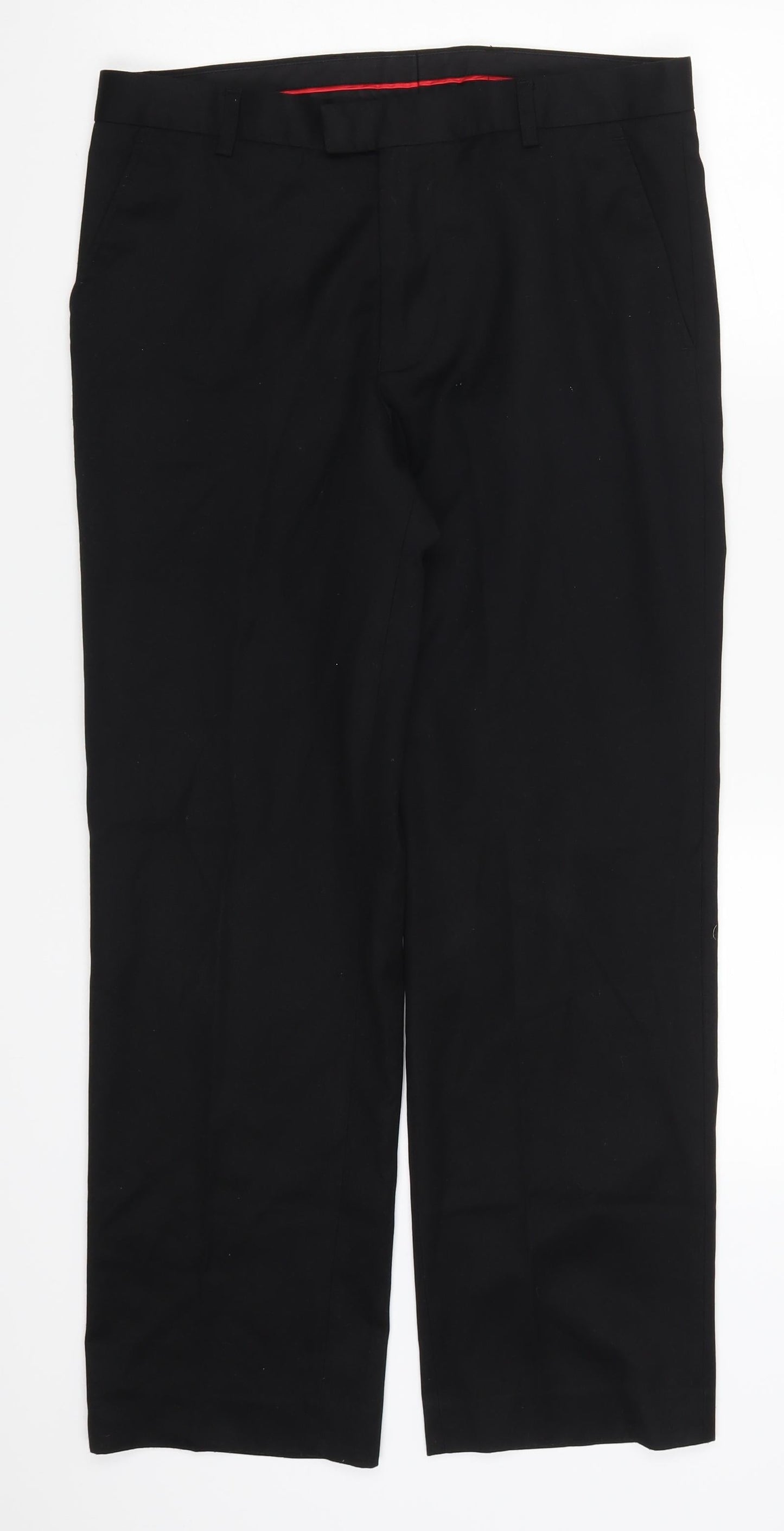 Burton Mens Black   Trousers  Size 32 L27 in