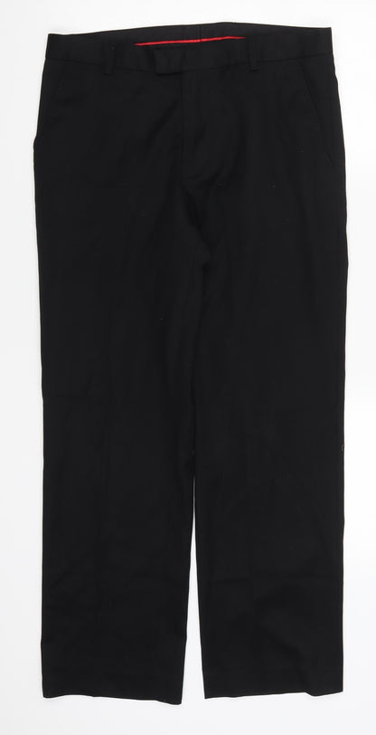 Burton Mens Black   Trousers  Size 32 L27 in