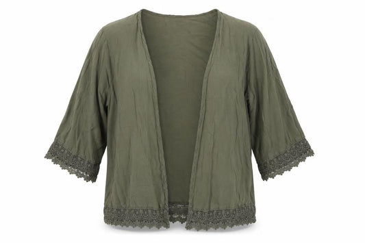 Papaya Womens Green   Cardigan Jumper Size M
