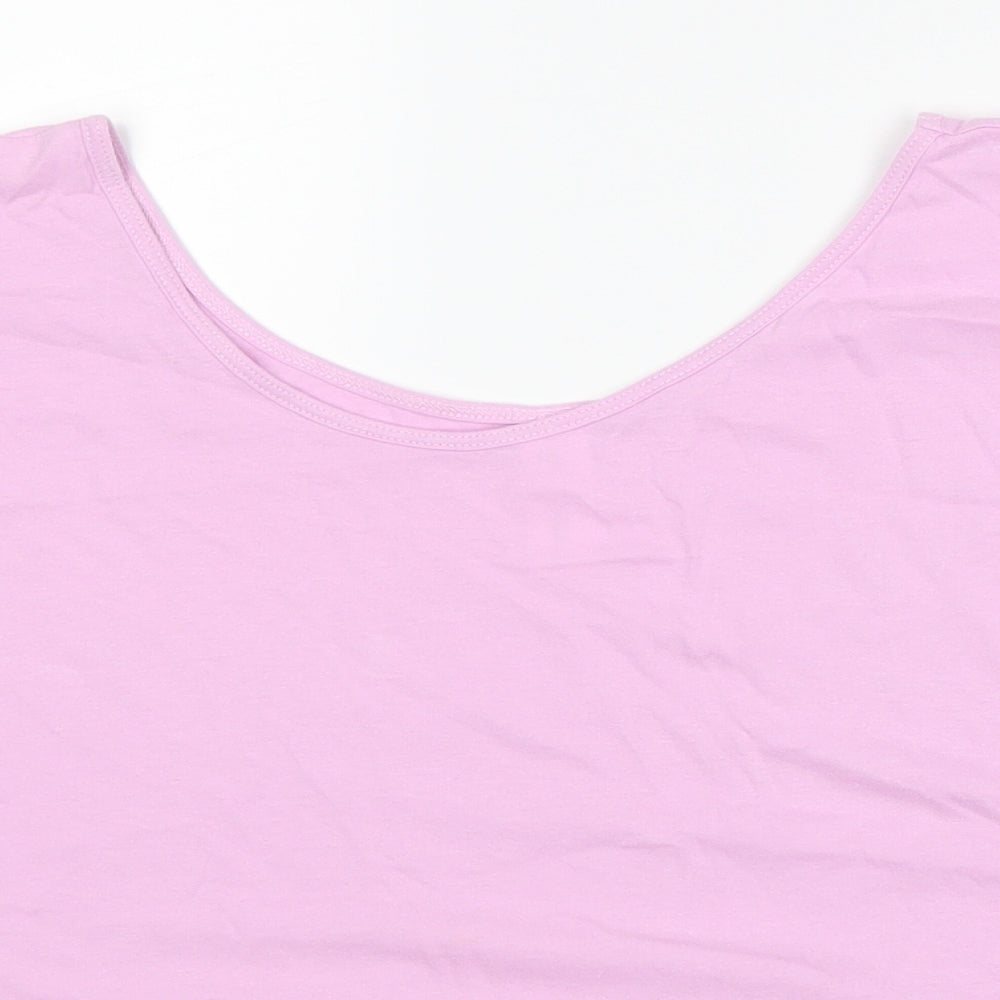 B&C Womens Pink   Basic T-Shirt Size 16