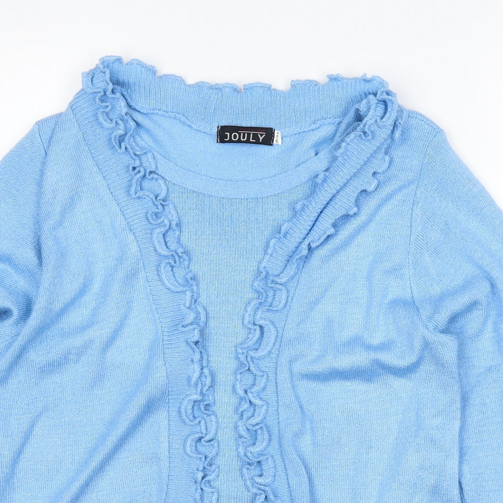 Jouley Womens Blue   Pullover Jumper Size S  - Cardigan and Top All in One
