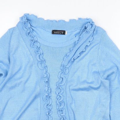 Jouley Womens Blue   Pullover Jumper Size S  - Cardigan and Top All in One