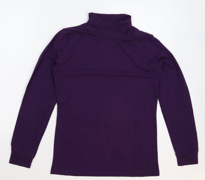 Crane Womens Purple   Pullover Sweatshirt Size M