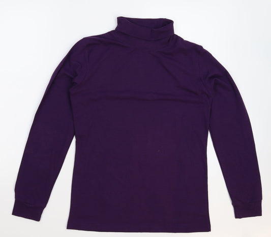Crane Womens Purple   Pullover Sweatshirt Size M