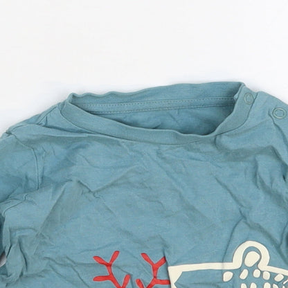 Marks and Spencer Baby Blue   Basic T-Shirt Size 3-6 Months