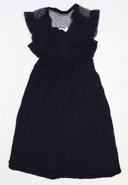 H&M Womens Blue   Fit & Flare  Size XS