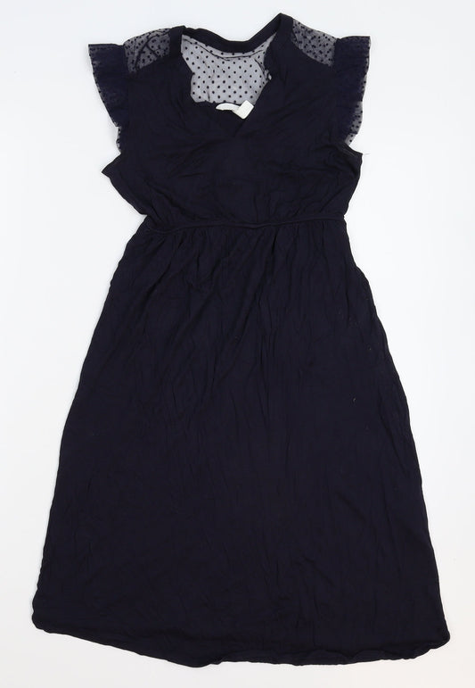 H&M Womens Blue   Fit & Flare  Size XS