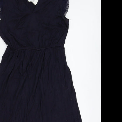 H&M Womens Blue   Fit & Flare  Size XS
