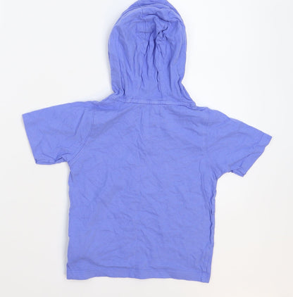 Marks and Spencer Boys Blue   Pullover Hoodie Size 4-5 Years
