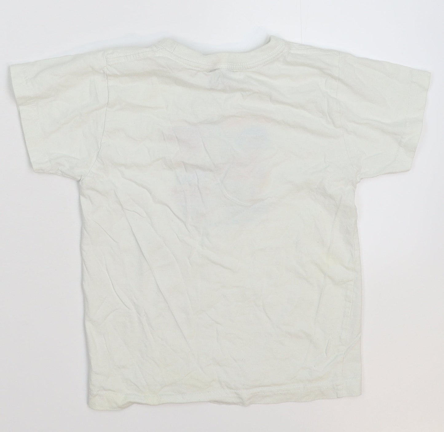 Roly Boys White   Basic T-Shirt Size 4 Years