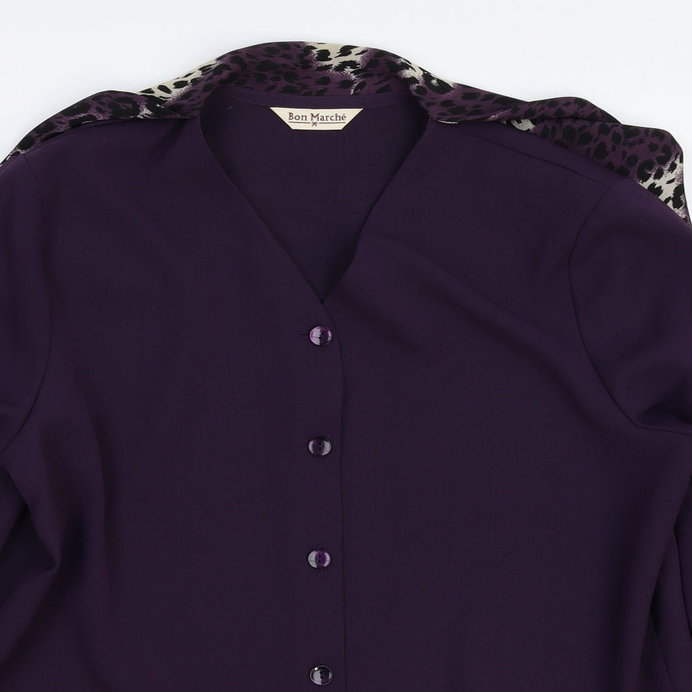 Womens UK Size 16 Bonmarché Purple Jacket