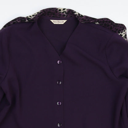 Womens UK Size 16 Bonmarché Purple Jacket