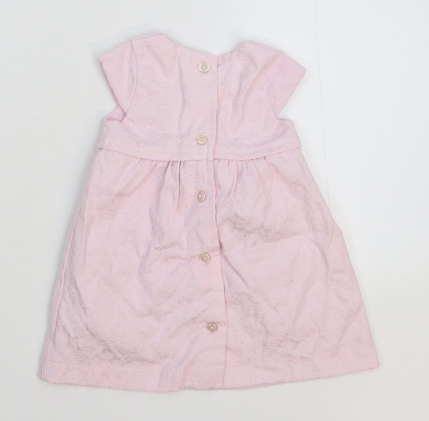 Bambini Girls Pink   Fit & Flare  Size 6-9 Months